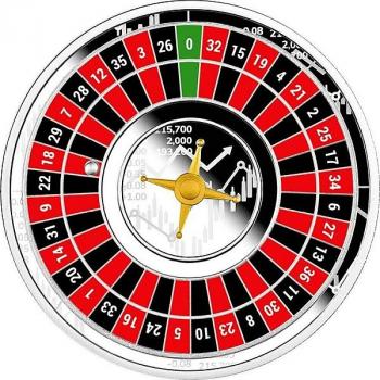 Preview: Cameroon Roulette 1 oz Silver 2022 PP Silber